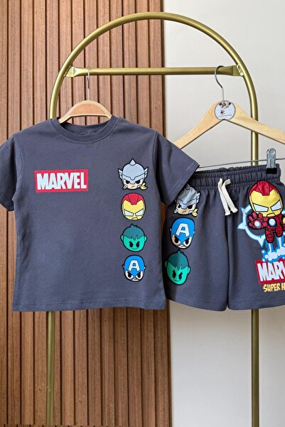 Monila Boys Printed Tshirt and Shorts Bottom Top Set