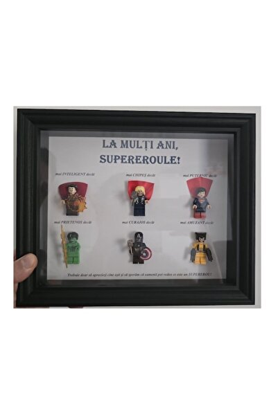 OEM Προσαρμόσιμη ζωγραφική με υπερήρωες Κουτί με 6 υπερήρωες, 20x25 cm, Whats...