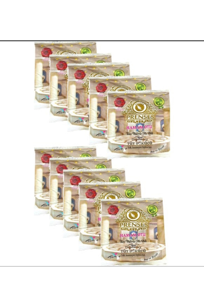 PRENSES Gül Kokulu Tüy Dökücü Toz - Hamam Otu 150 gr X 10 Adet