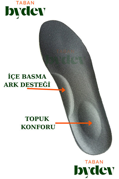 Bydev Taban By-1504 - Yumuşak Ortopedik Tabanlık,topuk Ve Kavis Desteği Ile K...