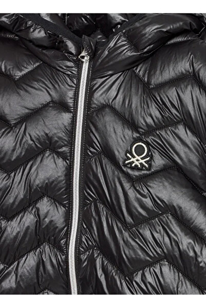 Benetton Siyah Kız Çocuk Mont 21INCN04U 100