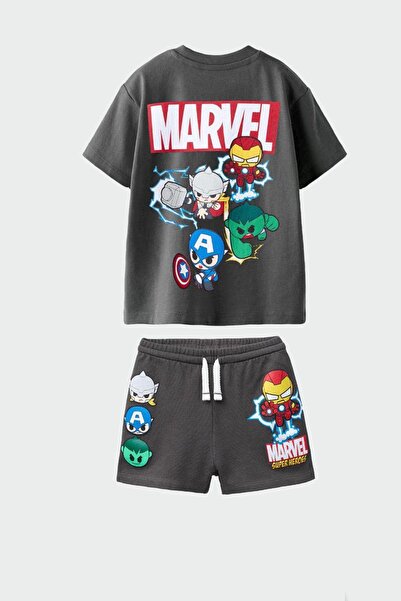 Monila Boys Printed Tshirt and Shorts Bottom Top Set