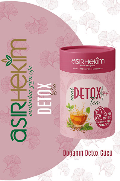 Asır Hekim Detox Çayı Probiyotikli Doğal Detoks Form Çayı 30'lu