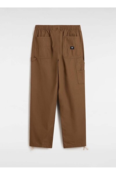Vans Brown Men's Wide Leg Elastic Waist Regular Fit Sweatpants Vn000Hah0E01-Range Carp Canvas Bagg
