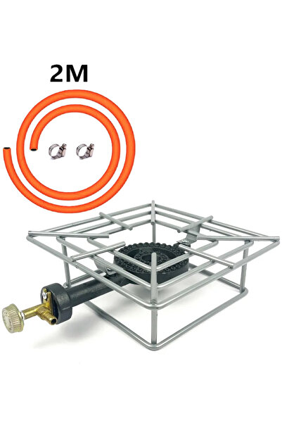 unbranded Single burner gas stove with 2m gas burner