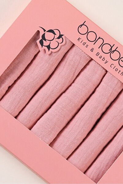 Bondberro 7'li Ağız Silme Mendili %100 Pamuk ( Kiraz )