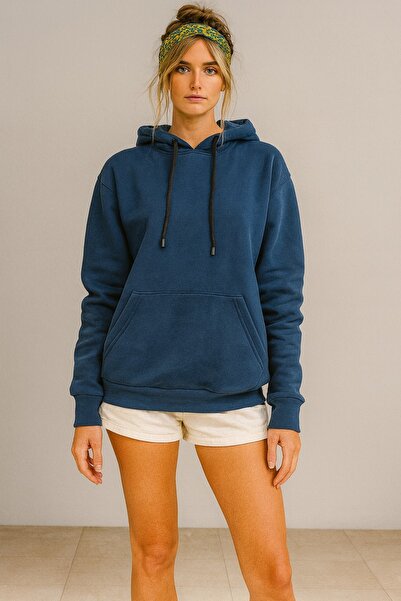 LaraLisa Капюшон з кишенями, 3 нитки, високої якості, унісекс, жіночий та чоловічий світшот