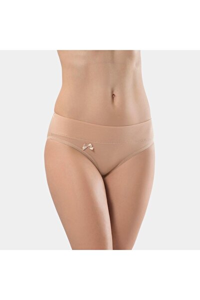 TÜREN Chiloți de bikini din bumbac din 2 piese din lycra cu talie elastică pentru femei 955/Ten