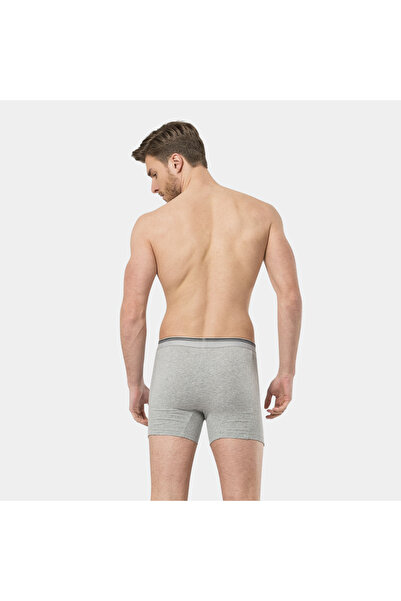 TÜREN Men's Lycra Buttoned Boxer (Pack of 2) 135/Grey