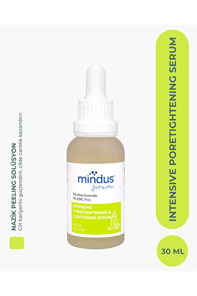 mindus سيروم نياسيناميد للعناية بالبشرة والرؤوس السوداء والمضاد للرؤوس السودا...