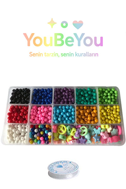 By MO Accessories Çocuklar Için Boncukla Takı Yapma Seti - Hobi Boncuk Yapımı...