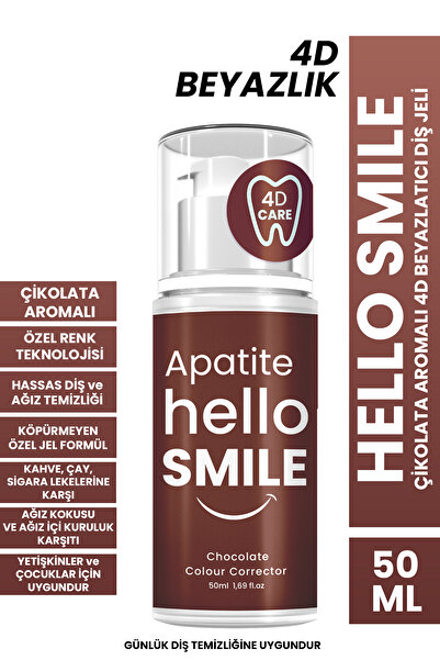 Çikolata Aromalı 4d Beyazlatıcı Diş Jeli