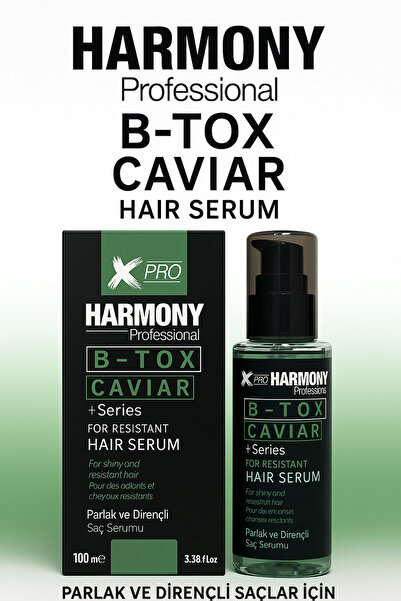X Pro Harmony B-tox Caviar Hair Serum Parlak Ve Dirençli Saçlar Için Saç Seru...