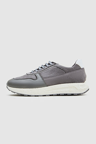 Twn Gray Lace-Up Sports Shoes