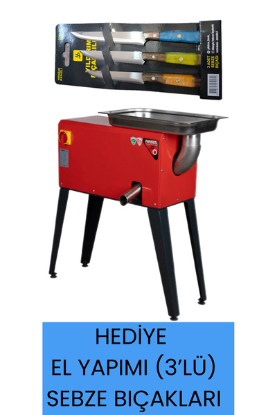 Arsel Ayaklı Domates Biber Salça Yapma Makinesi, Üzüm, Goruk sıkma makinesi(BIÇAK HEDİYELİ)