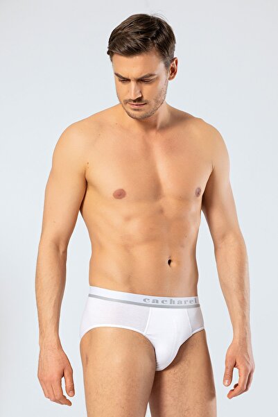 Cacharel Men's Elastic Slip 1312/White