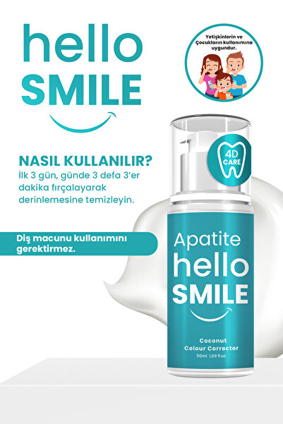 Hello Smile Hindistan Cevizi Aromalı 4d Beyazlatıcı Diş Jeli