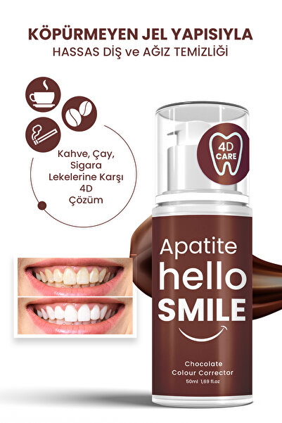 Hello Smile Çikolata Aromalı 4d Beyazlatıcı Diş Jeli