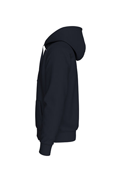 Tommy Hilfiger Kapüşonlu Mavi Erkek Sweatshirt MW0MW35525DW5