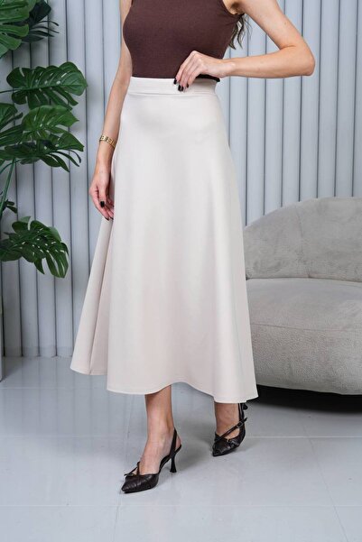 VOICTEC Φούστα με λάστιχο στη μέση και λύκρα με φουσκωτό στυλ