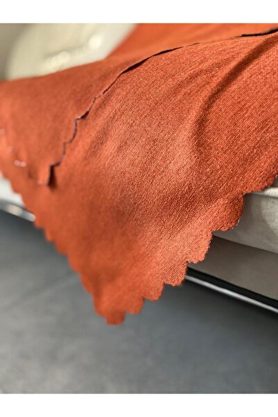 SEMEG Kiremit Battal Boy Kollarınıda Kapatan Kaymaz Çift taraflı Çekyat Koltuk Örtüsü Şalı