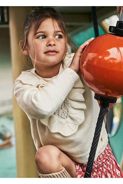 MAYORAL Girl's Knitted Sweater White