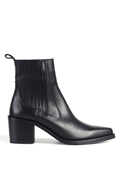 Vince Camuto Siyah Kadın Deri Topuklu Bot LIA