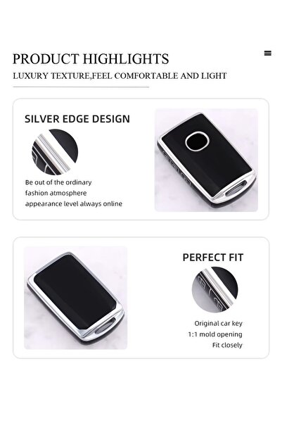 VTH Husă cheie cu 3 butoane lateral Mazda 3 Alexa CX-30 CX-5 CX-8 CX-9