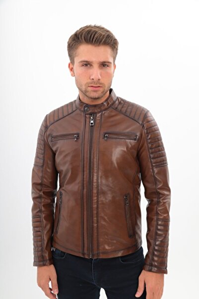 Fatih Deri ERKEK TABA HAKİKİ DERİ MONT