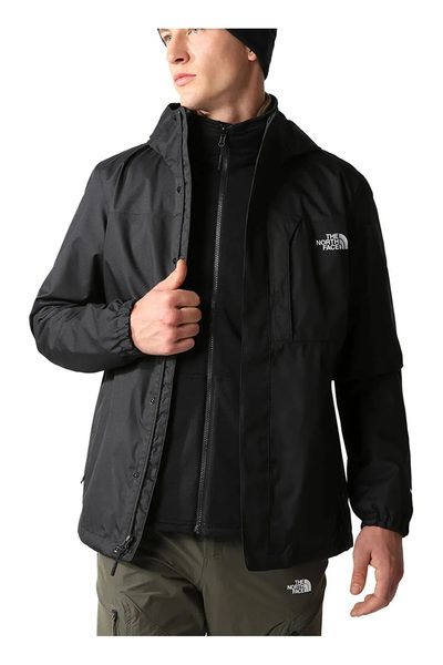 THE NORTH FACE Siyah Erkek Mont NF0A3YFH4H01_M QUEST TRICLIMATE JAC