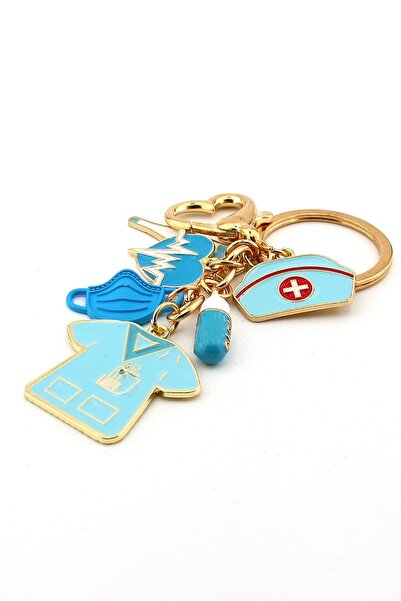 Solfera Doctor Medic Puls Masca inimii Termometru Ornament pentru geanta Breloc KY016