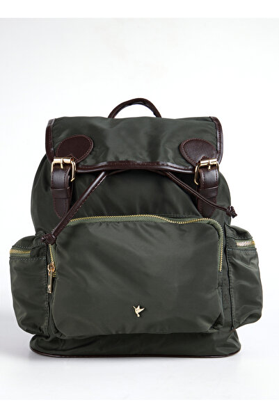 Fabrika Haki Kadın 30x34x15 cm Sırt Çantası DOLLY-AYSHA