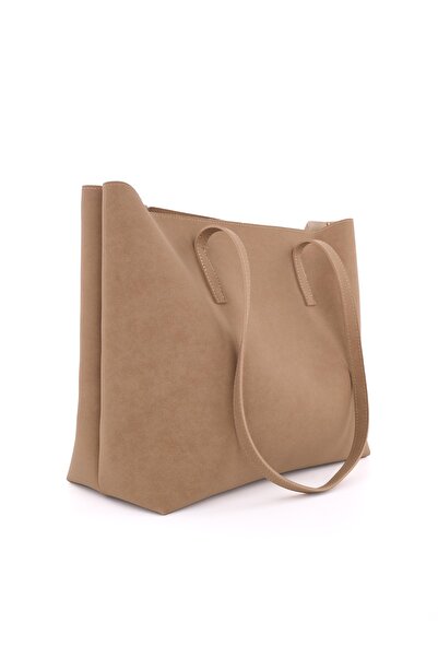 HONEY BAG Dora Nubuck Waterproof Large Size Women's Hand and Shoulder Bag