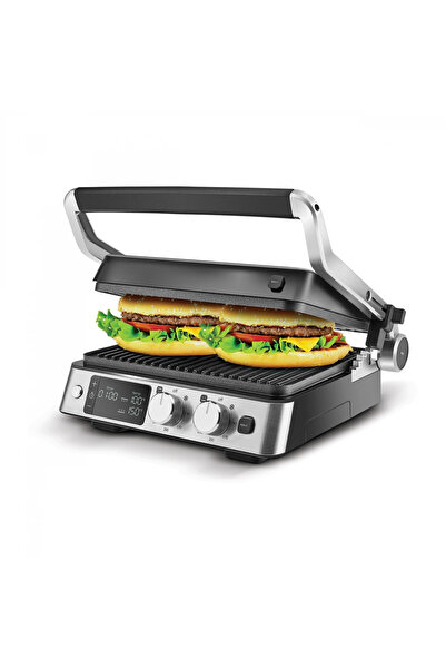 Karaca Döküm Izgara Ve Tost Makinesi Inox - 6 Dilim Kapasite - Dijital Ekran - Zamanlayıcılı