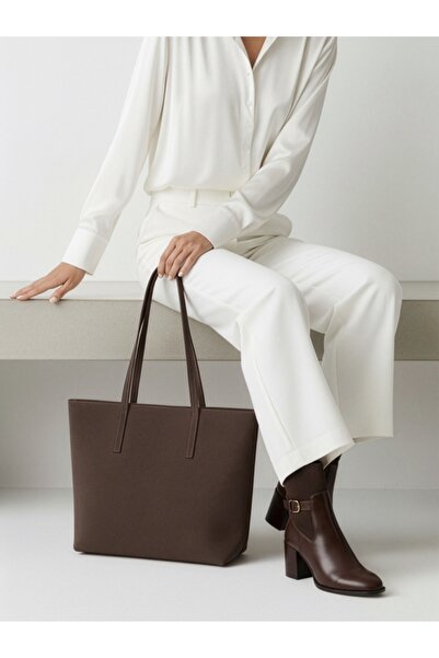 HONEY BAG Dora Nubuck Waterproof Large Size Women's Hand and Shoulder Bag