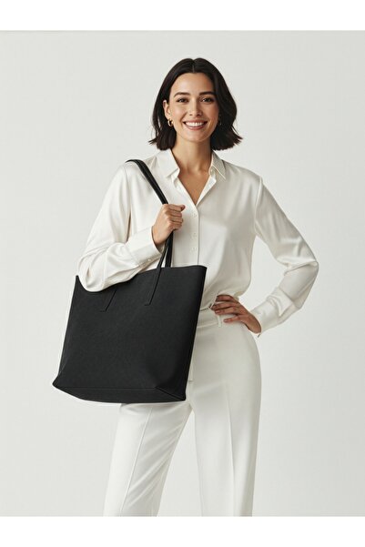 HONEY BAG Dora Nubuck Waterproof Large Size Women's Hand and Shoulder Bag