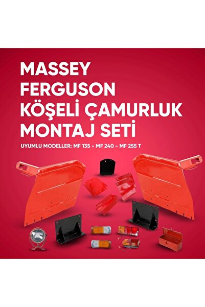 MONTAJ MASSEY FERGUSON 135-240-255T DÜZ ÇAMURLUK KOMPLE SET (AYAKLARI LAMBALA...