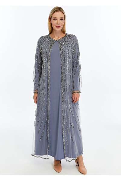 Modabanuda Betül 2'li̇ Takim Taşli Abaya