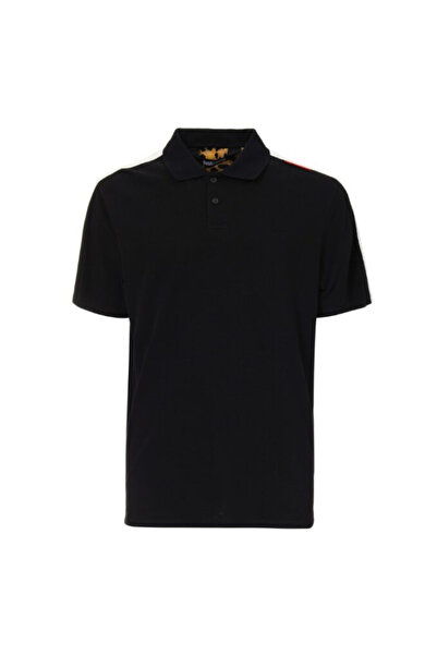Just Cavalli Siyah Erkek Polo T-Shirt 76OAGG22