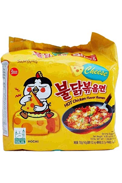 SAMYANG Cheese Hot Chicken Flavor Ramen 5 Adet