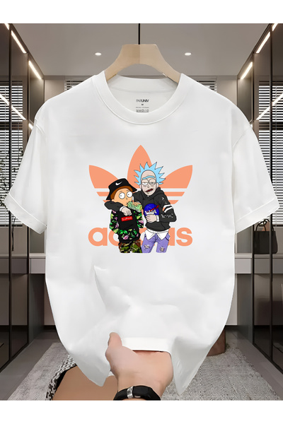 PARUNIV Tricou barbati, R&M Wear, Classic Regular Fit, Bumbac 100%, Vegan App...