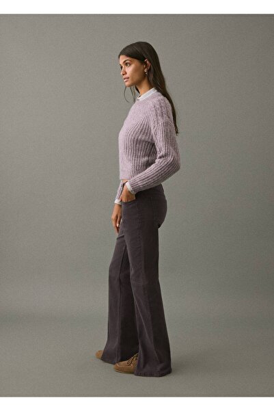 Mango Teen Yırtmaçlı flared jean