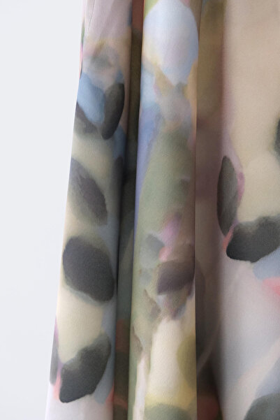 Touché Privé PATTERNED SATIN SKIRT