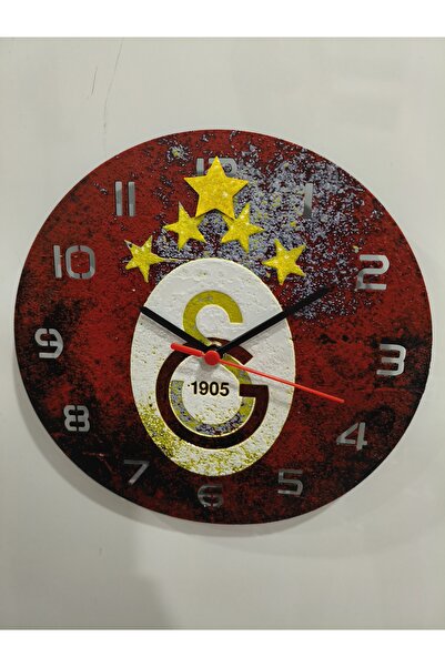 Home 25 CM TARAFTAR DUVAR SAATİ GS AMBLEMLİ