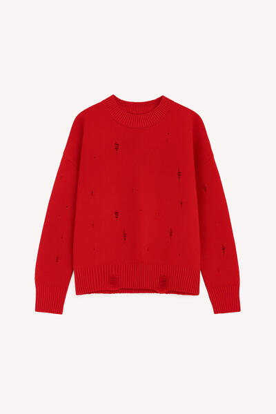 Touché Privé Openwork Knitwear Sweater