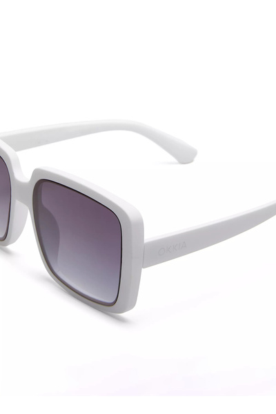 Okkia Alessia Unisex Sunglasses White Ok027-Ow