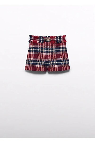 Abel & Lula Abel Lula Kız Çocuk Ekose Şort 5712