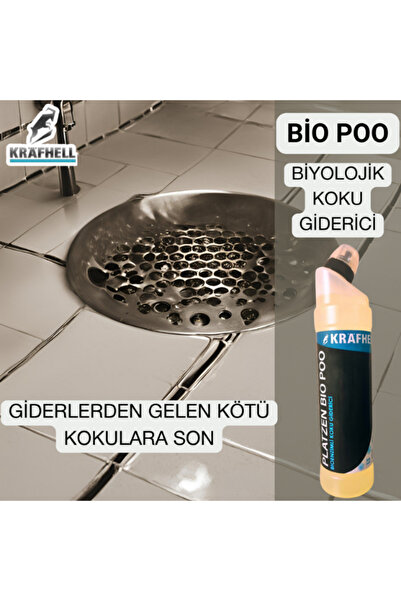 KRAFHELL PLATZEN BİO POO Bioenzimli Koku Giderici 750 ML - Lavabo ve Gider Koku Giderici
