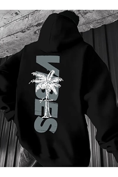 FUFLUNS سويت شيرت مطبوع من VIBES مقاس كبير