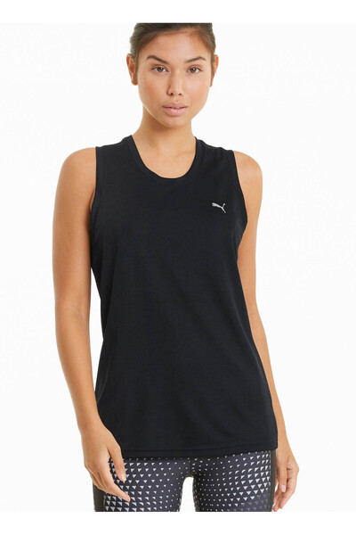 Puma Siyah Kadın Bisiklet Yaka Dar Atlet 52030901 PERFORMANCE TANK W